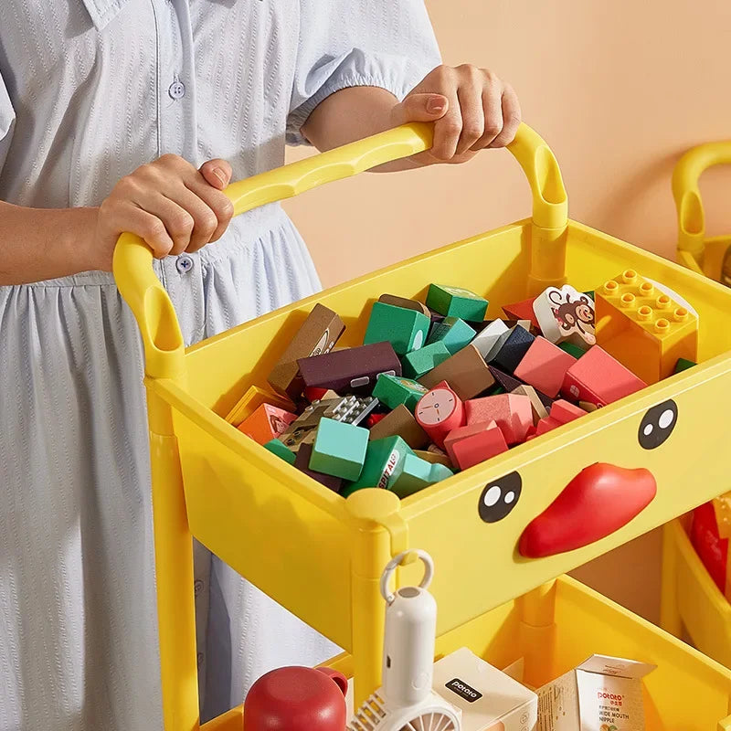 Coffre à Jouets en Forme de Canard – Fermeture Sécurisée, Design Coloré, Chambre Bébé | TrioNest™
