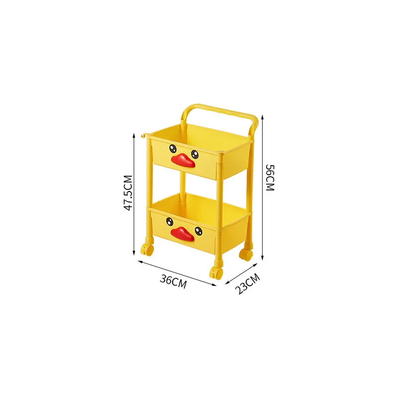 Coffre à Jouets en Forme de Canard – Fermeture Sécurisée, Design Coloré, Chambre Bébé | TrioNest™