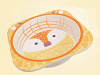 Coffret Repas Bébé à Motifs d'Animaux – Bambou PP Sans BPA, 5 Pièces | TrioNest™