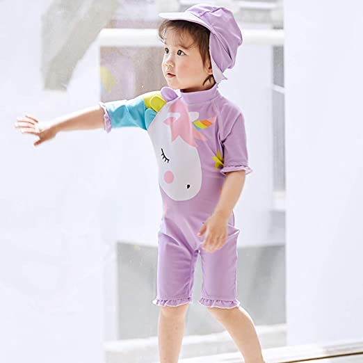 Combinaison Anti-UV Bébé TrioNest™ SUNGUARD™ | UPF 50+ | Motifs Animaux Garçon & Fille | 1-7 Ans