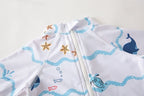 Combinaison Anti-UV Bébé TrioNest™ SUNGUARD™ | UPF 50+ | Motifs Animaux Garçon & Fille | 1-7 Ans