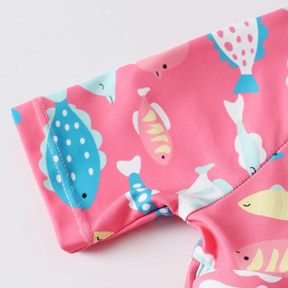 Combinaison de Bain Flottante Enfant TrioNest™ AQUAGLIDE™ | 8 Flotteurs EVA Amovibles | Anti-UV | 12 Mois à 6 Ans