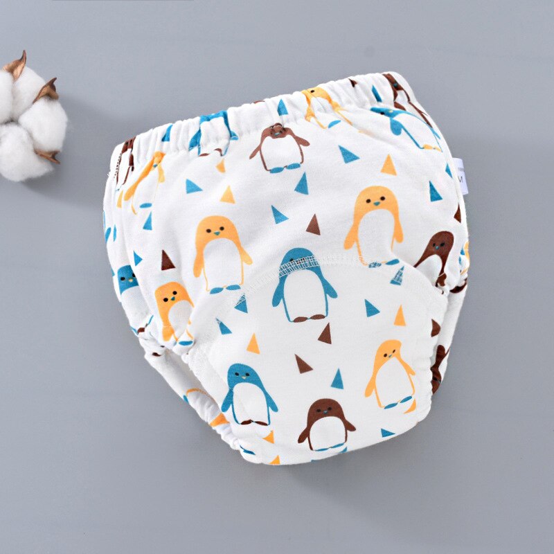 Couche Piscine Réutilisable pour Bébé – 100% Coton Bio, 6 Couches Respirantes, Ceinture Élastique, Motifs | BabyDip by TrioNest™