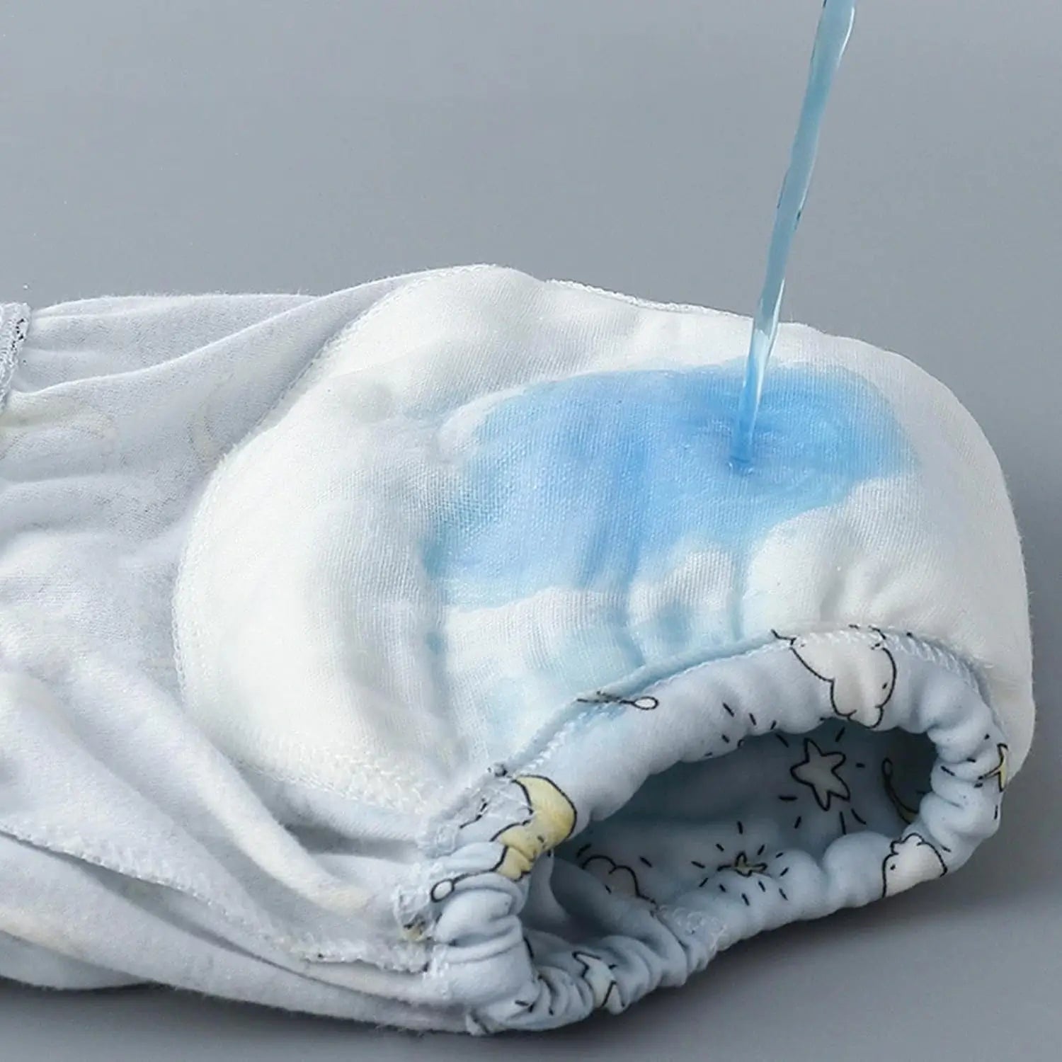 Couche Piscine Réutilisable pour Bébé – 100% Coton Bio, 6 Couches Respirantes, Ceinture Élastique, Motifs | BabyDip by TrioNest™