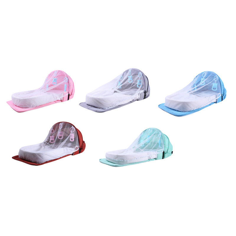 Couffin Bébé Pliant avec Moustiquaire | TrioNest™ – Respirant, Transformable en Sac, 5 Coloris