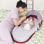 Couffin Bébé Pliant avec Moustiquaire | TrioNest™ – Respirant, Transformable en Sac, 5 Coloris