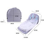 Couffin Bébé Pliant avec Moustiquaire | TrioNest™ – Respirant, Transformable en Sac, 5 Coloris
