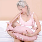 Coussin d'Allaitement Portable Motif Animaux – Soutien Bras & Dos, Anti-Nuque Plate, Mains Libres | TrioNest™