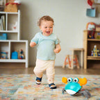 Le Crabe Rampant Crabot – Capteurs Obstacles, LED, Musical, ABS, Rechargeable USB | TrioNest™