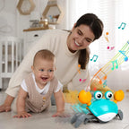 Le Crabe Rampant Crabot – Capteurs Obstacles, LED, Musical, ABS, Rechargeable USB | TrioNest™