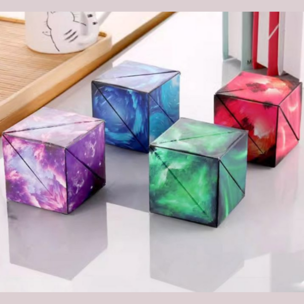 Cube Magique Magnétique MagniCube – 36 Aimants, 70+ Formes, Créativité | TrioNest™