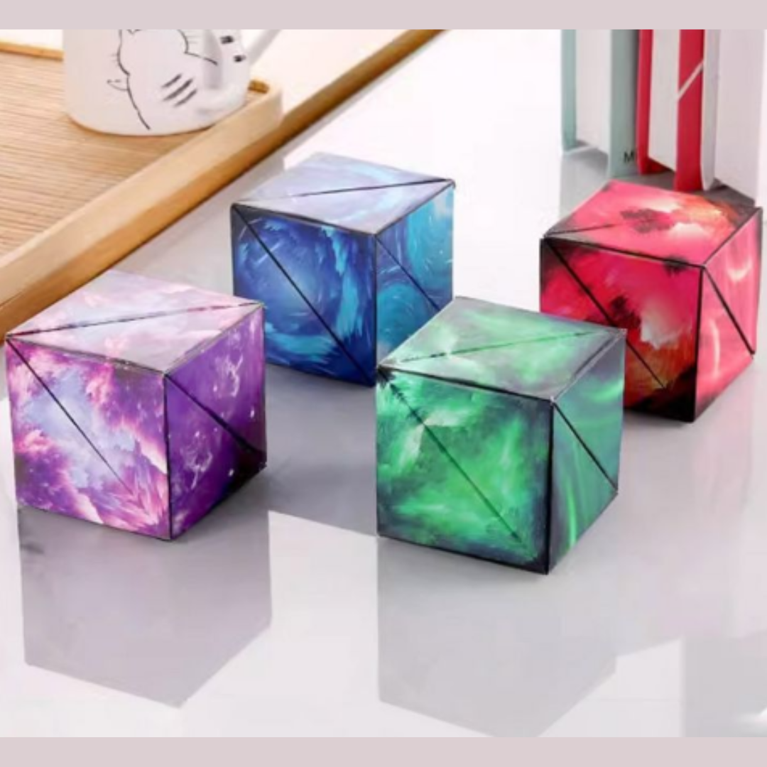 Cube Magique Magnétique MagniCube – 36 Aimants, 70+ Formes, Créativité | TrioNest™