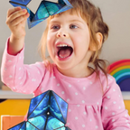 Cube Magique Magnétique MagniCube – 36 Aimants, 70+ Formes, Créativité | TrioNest™