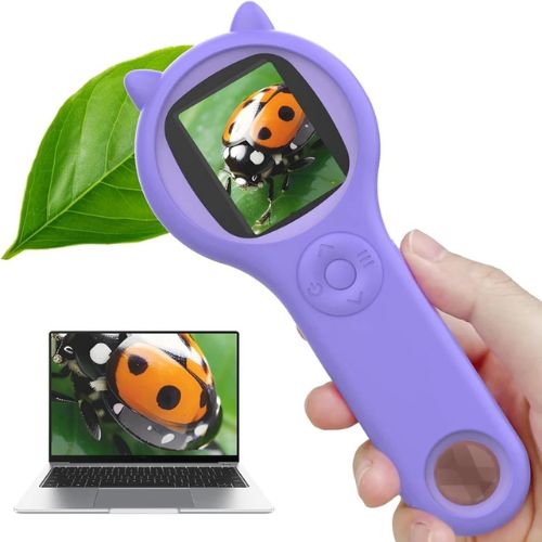 Digitales Kindermikroskop 500x LED Foto Video USB 64GB ZOOMISCOPE – TrioNest™