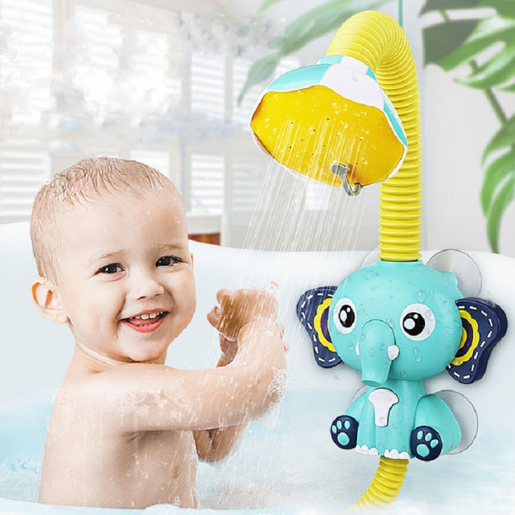 Douchette de Bain Bébé à Motifs d'Animaux – Poignée Ergonomique, Jet Doux, Jouet Bain & Piscine | TrioNest™