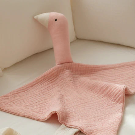 Doudou Bébé Canard CanardNest™ – Peluche Douce Apaisement Sommeil & Cadeau Baby Shower 5 Couleurs 47x43cm | TrioNest™