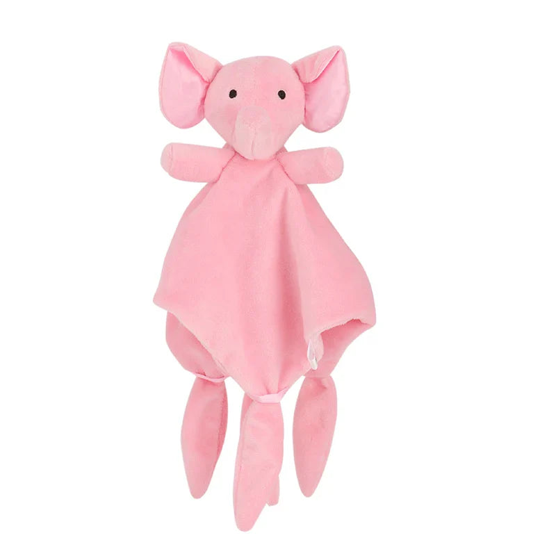Doudou Bébé Peluche Douce DoucNest™ – Apaisement Nuits Sérénité & Éveil Sensoriel Éléphant Lapin 0-12 Mois | TrioNest™