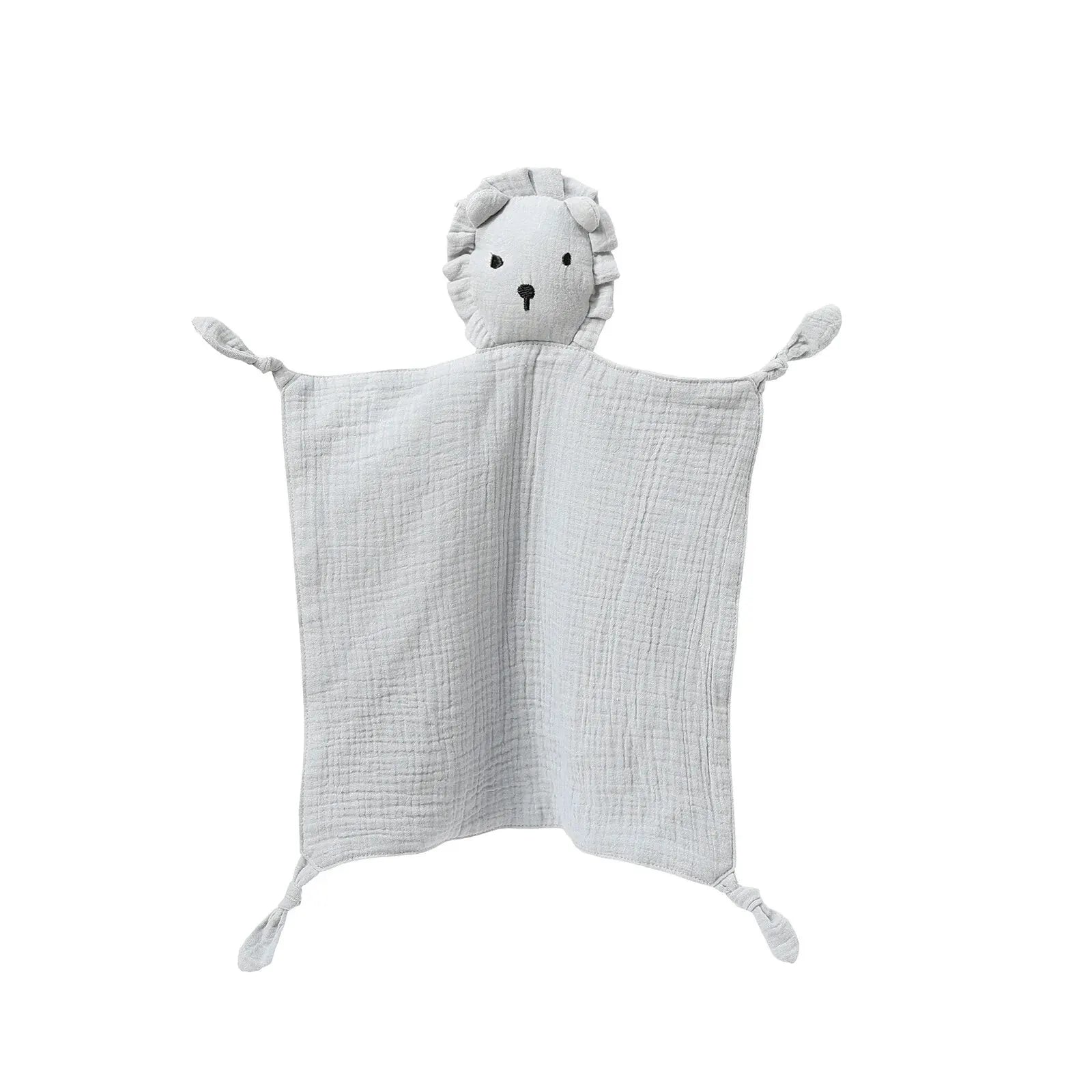 Doudou Lion Bébé LéoNest™ – Peluche Ultra-Douce Endormissement & Éveil Sensoriel 5 Couleurs 0-12 Mois | TrioNest™