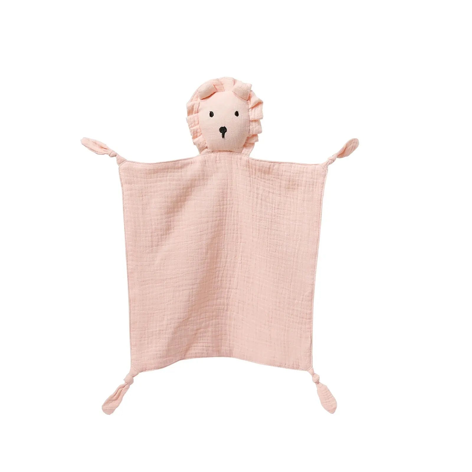 Doudou Lion Bébé LéoNest™ – Peluche Ultra-Douce Endormissement & Éveil Sensoriel 5 Couleurs 0-12 Mois | TrioNest™