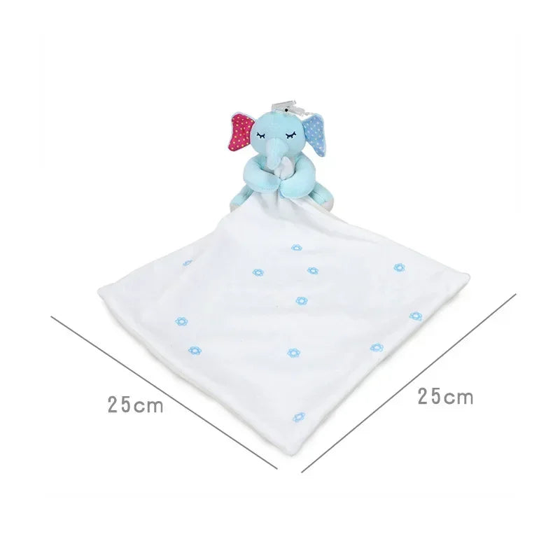 Doudou Personnalisé Motifs Animaux PandaNest™ – Prénom Brodé, Stimulation Sensorielle Cadeau Naissance Bébé | TrioNest™