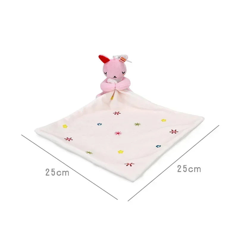 Doudou Personnalisé Motifs Animaux PandaNest™ – Prénom Brodé, Stimulation Sensorielle Cadeau Naissance Bébé | TrioNest™