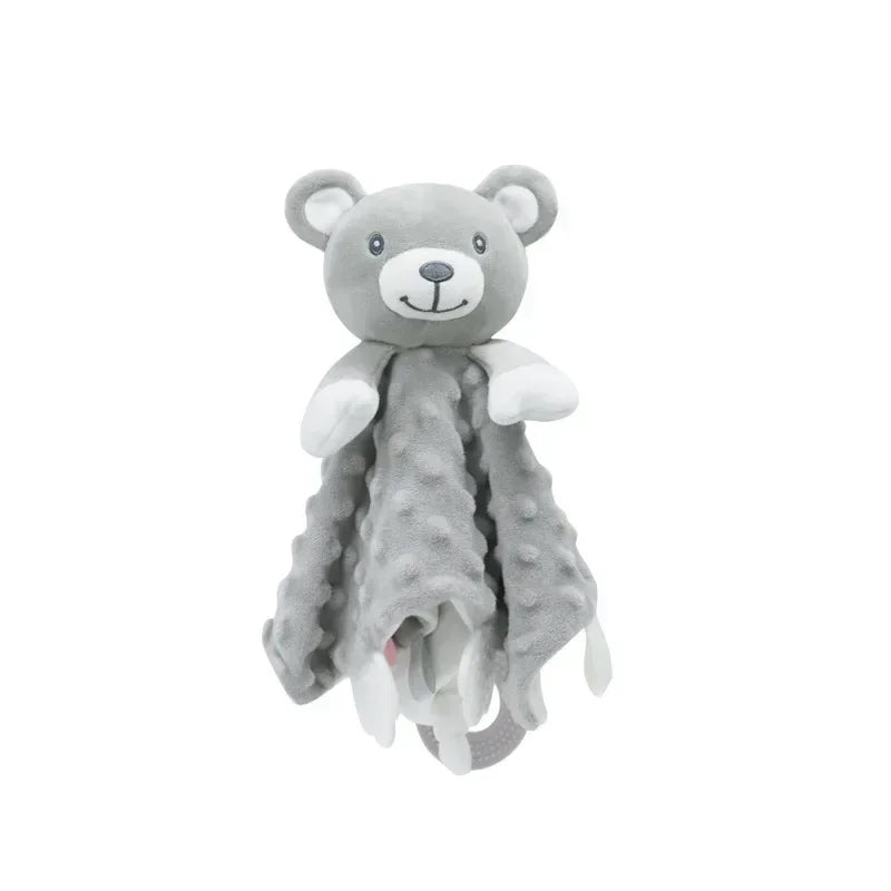 Doudou Personnalisé Animaux Mignons MignonNest™ – Prénom Brodé, Peluche Douce Cadeau Naissance & Baptême | TrioNest™