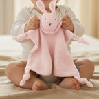 Doudou Lapin Bébé LapinNest™ – Peluche Douce Apaisement Sommeil & Objet Transitionnel 5 Couleurs 0-12 Mois | TrioNest™