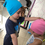 Ensemble Bonnet et Écharpe pour Enfants – Coton Spandex, 4-48 Mois, Multi-Coloris | TrioNest™