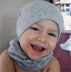 Ensemble Bonnet et Écharpe pour Enfants – Coton Spandex, 4-48 Mois, Multi-Coloris | TrioNest™