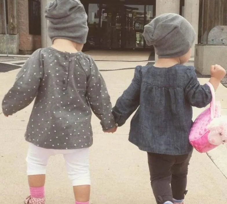 Ensemble Bonnet et Écharpe pour Enfants – Coton Spandex, 4-48 Mois, Multi-Coloris | TrioNest™
