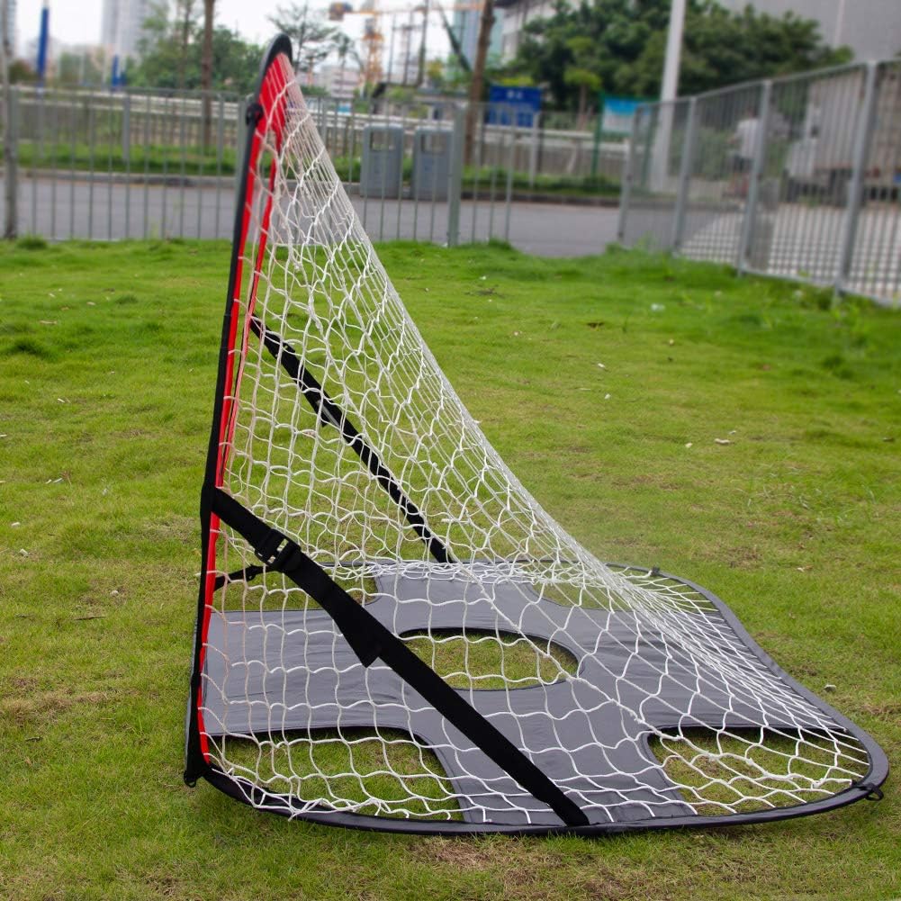 Filet de But Football Pliant pour Enfants – Double Fonction, 5 Cibles, 110x80 cm | TrioNest™