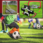 Filet de But Football Pliant pour Enfants – Double Fonction, 5 Cibles, 110x80 cm | TrioNest™
