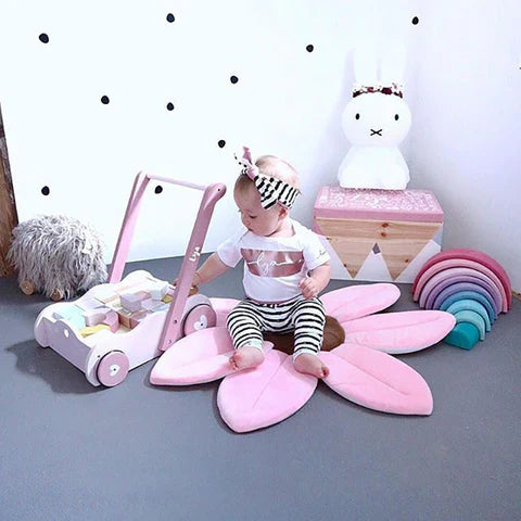 Fleur de Bain pour Bébé – Pétales Antidérapants, Tapis de Jeu, Toutes Baignoires | TrioNest™