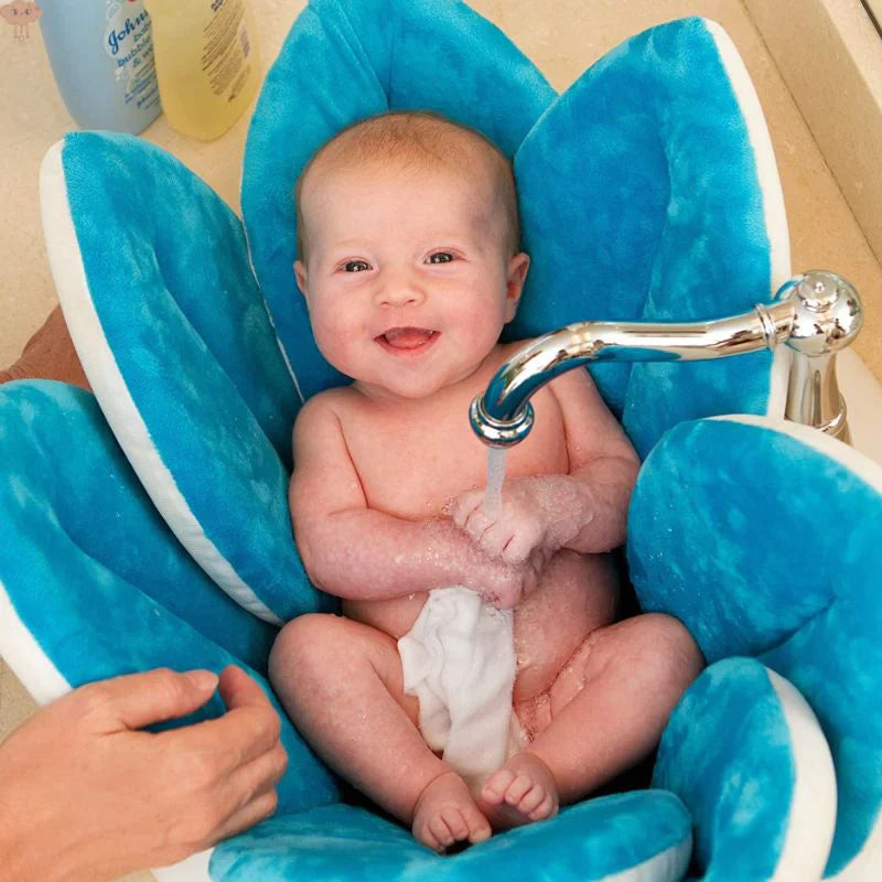 Fleur de Bain pour Bébé – Pétales Antidérapants, Tapis de Jeu, Toutes Baignoires | TrioNest™
