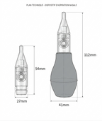 Mouche Bébé Silicone 100% BPA Free Réutilisable Anti-Refoulement – TrioNest™