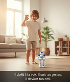 Interaktiver Spielzeugroboter Gestensteuerung Tanzen Singen Patrouillenmodus FLEXBOT – TrioNest™