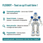 Interaktiver Spielzeugroboter Gestensteuerung Tanzen Singen Patrouillenmodus FLEXBOT – TrioNest™