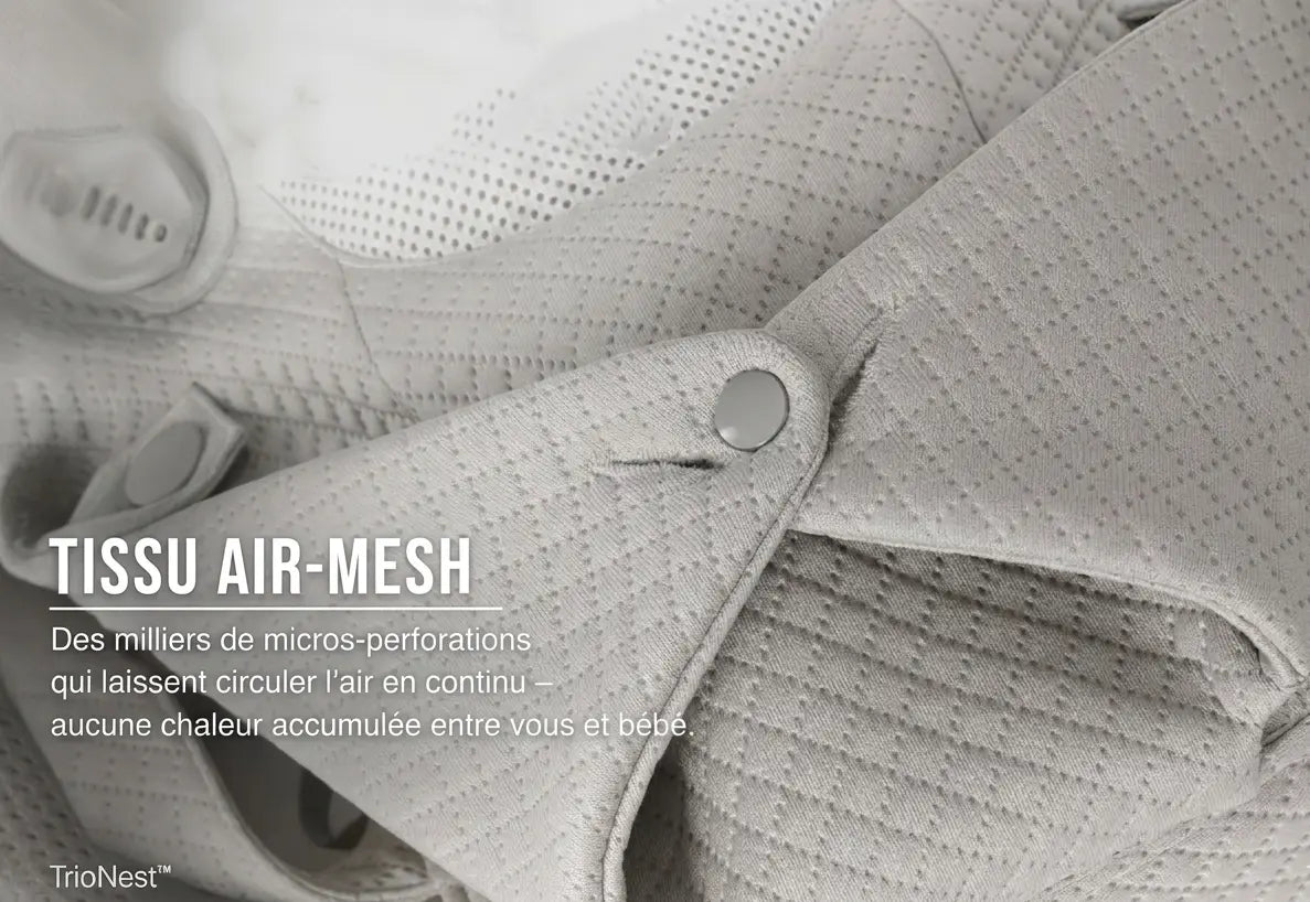 Porte-Bébé Ourson Physiologique - Soutien Lombaire & Tissu Respirant - Design Ergonomique & Doux | TrioNest TrioNest™ Poussette 3 en 1
