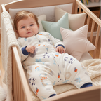 Gigoteuse Bébé Jambes Fendues SplitLegs — Boutons-Pression, 4 Motifs, 6-36 Mois, Protection 0-10°C | TrioNest™