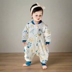 Gigoteuse Bébé Jambes Fendues SplitLegs — Boutons-Pression, 4 Motifs, 6-36 Mois, Protection 0-10°C | TrioNest™