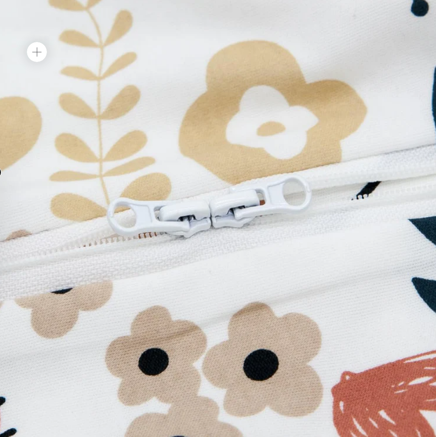 Gigoteuse Bébé Hiver FloralWarm — TOG 2.5, Double Fermeture Éclair, Motif Fleuri, Tailles M/L/XL | TrioNest™