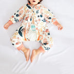 Gigoteuse Bébé Hiver FloralWarm — TOG 2.5, Double Fermeture Éclair, Motif Fleuri, Tailles M/L/XL | TrioNest™