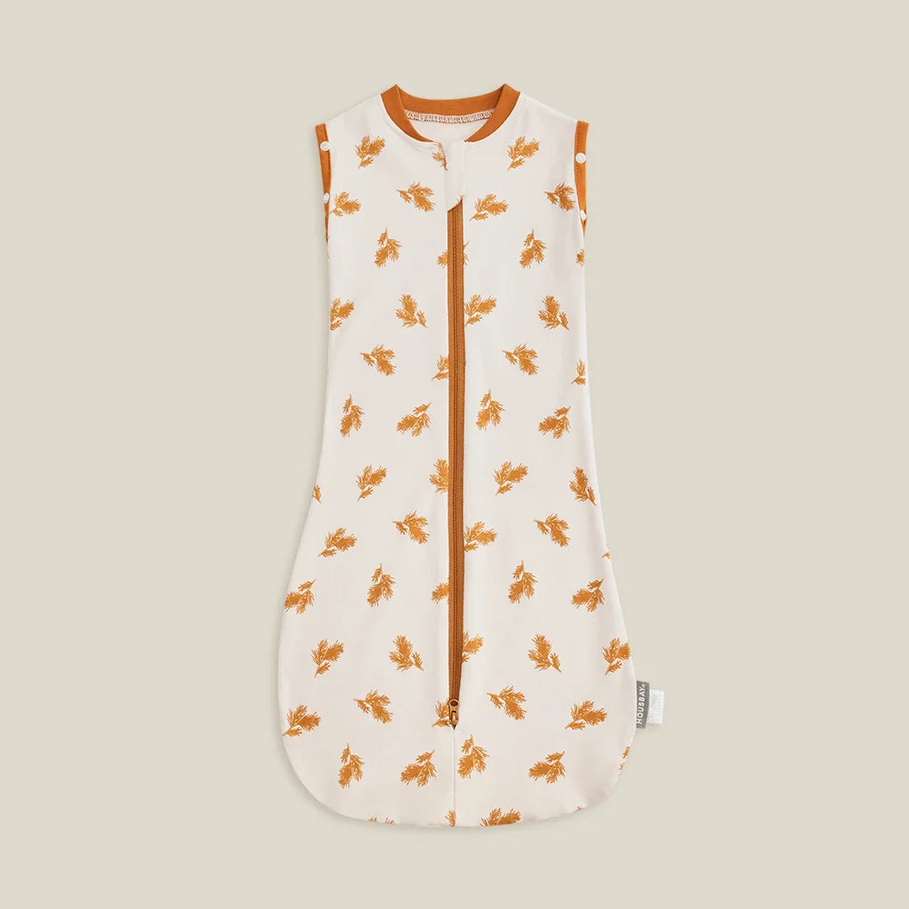 Gigoteuse Bébé Mains Cachées HiddenHands — 3 Modes, Évolutive 0-12 Mois, 5 Motifs, Fermeture Éclair Protégée | TrioNest™