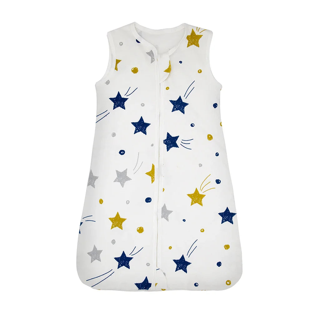 Gigoteuse Été Motifs Étoiles | TrioNest™ – Légère & Respirante, Fermeture Éclair, 3 Coloris, 3-18 Mois