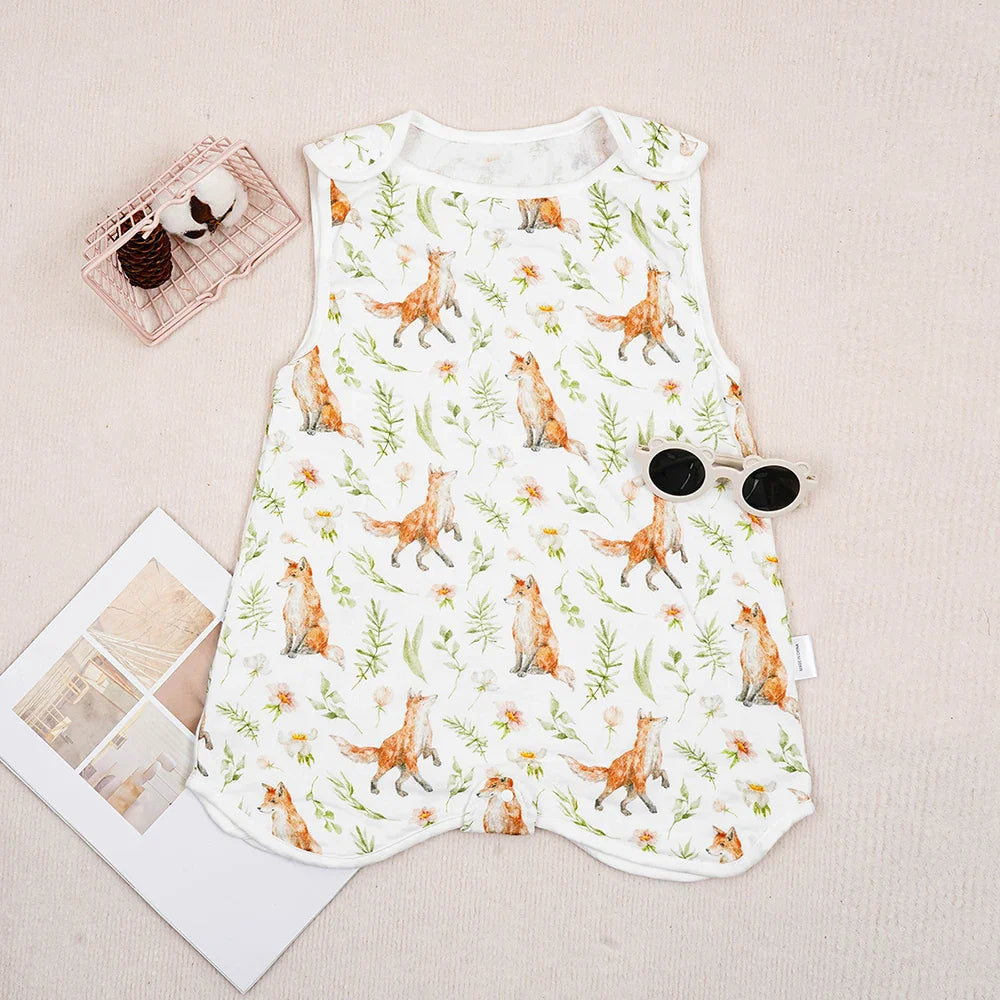 Gigoteuse Été Motifs Animaux | TrioNest™ – Tog 2.5, 18-20°C, 1 Mois-3 Ans, 5 Modèles, 3 Tailles