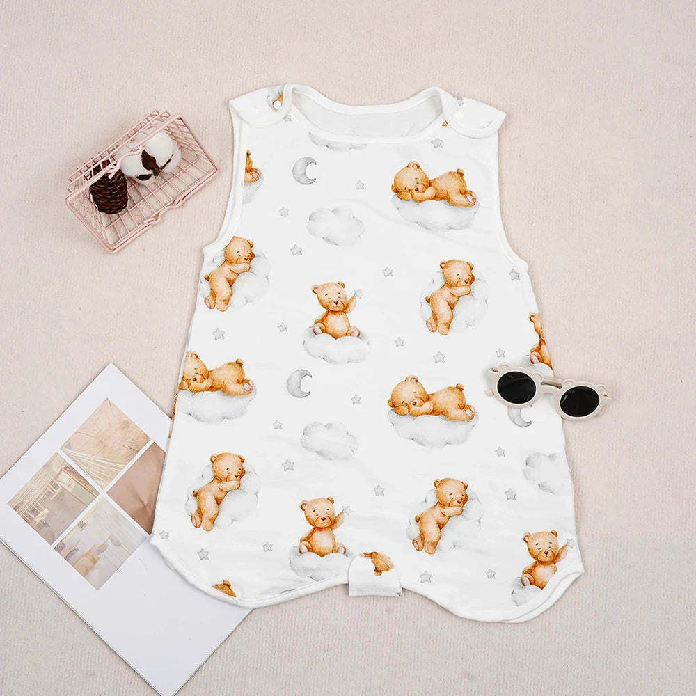 Gigoteuse Été Motifs Animaux | TrioNest™ – Tog 2.5, 18-20°C, 1 Mois-3 Ans, 5 Modèles, 3 Tailles