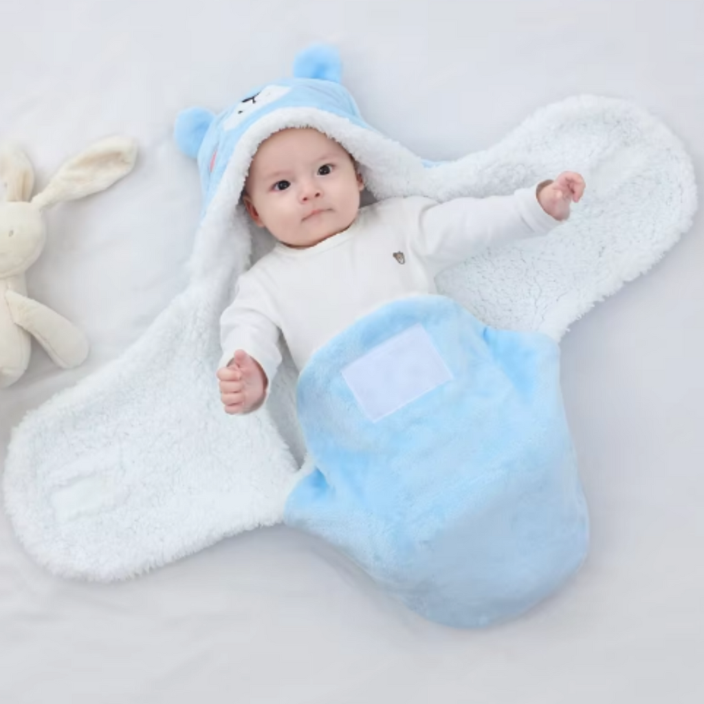 Gigoteuse Hiver Bébé Motifs Animaux ZooNest™ – Coton Naturel Doublure Polaire Sécurité 0-9 Mois 4 Motifs | TrioNest™