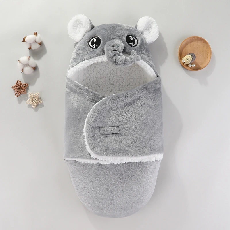 Gigoteuse Hiver Bébé Motifs Animaux ZooNest™ – Coton Naturel Doublure Polaire Sécurité 0-9 Mois 4 Motifs | TrioNest™