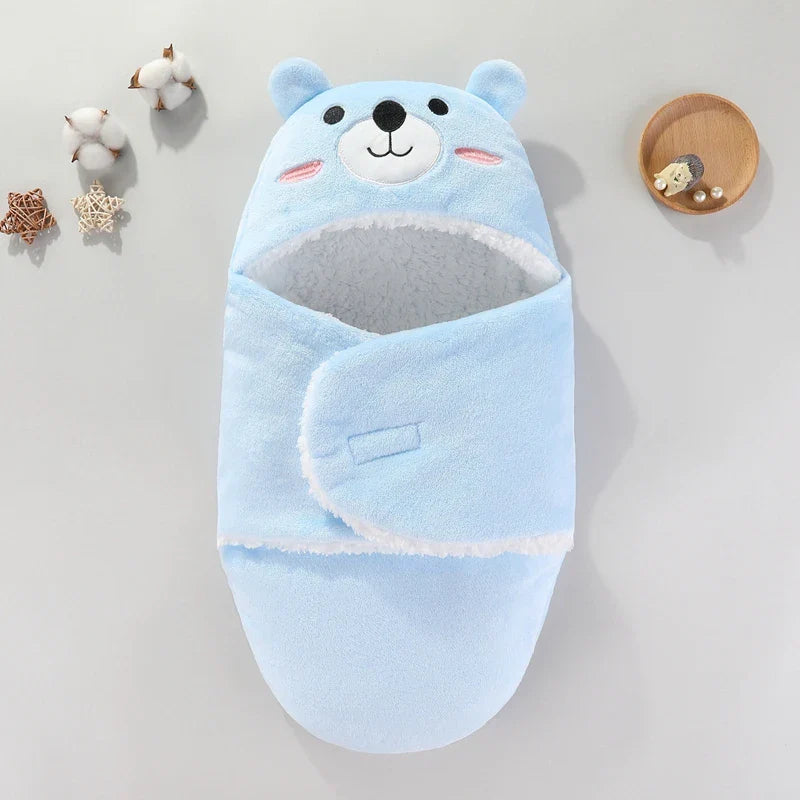 Gigoteuse Hiver Bébé Motifs Animaux ZooNest™ – Coton Naturel Doublure Polaire Sécurité 0-9 Mois 4 Motifs | TrioNest™