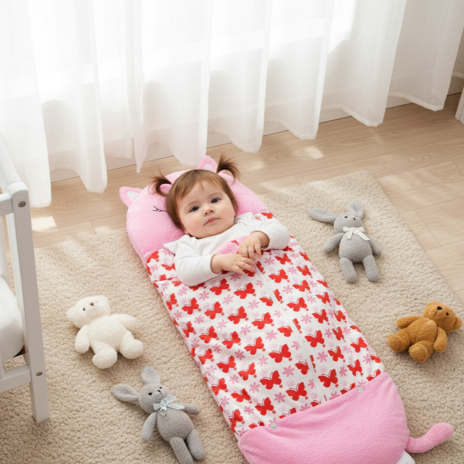 Gigoteuse Winterschlafsack SleepNest™ – Thermoregulierende Bambusfaser, 2-Wege-Reißverschluss, 5 Designs | TrioNest™